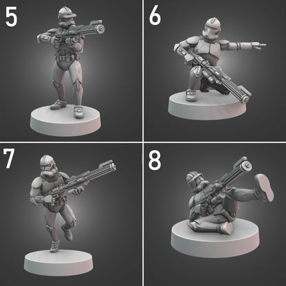 Assault Clone Troopers for Star Wars Legion - 20 Poses Available