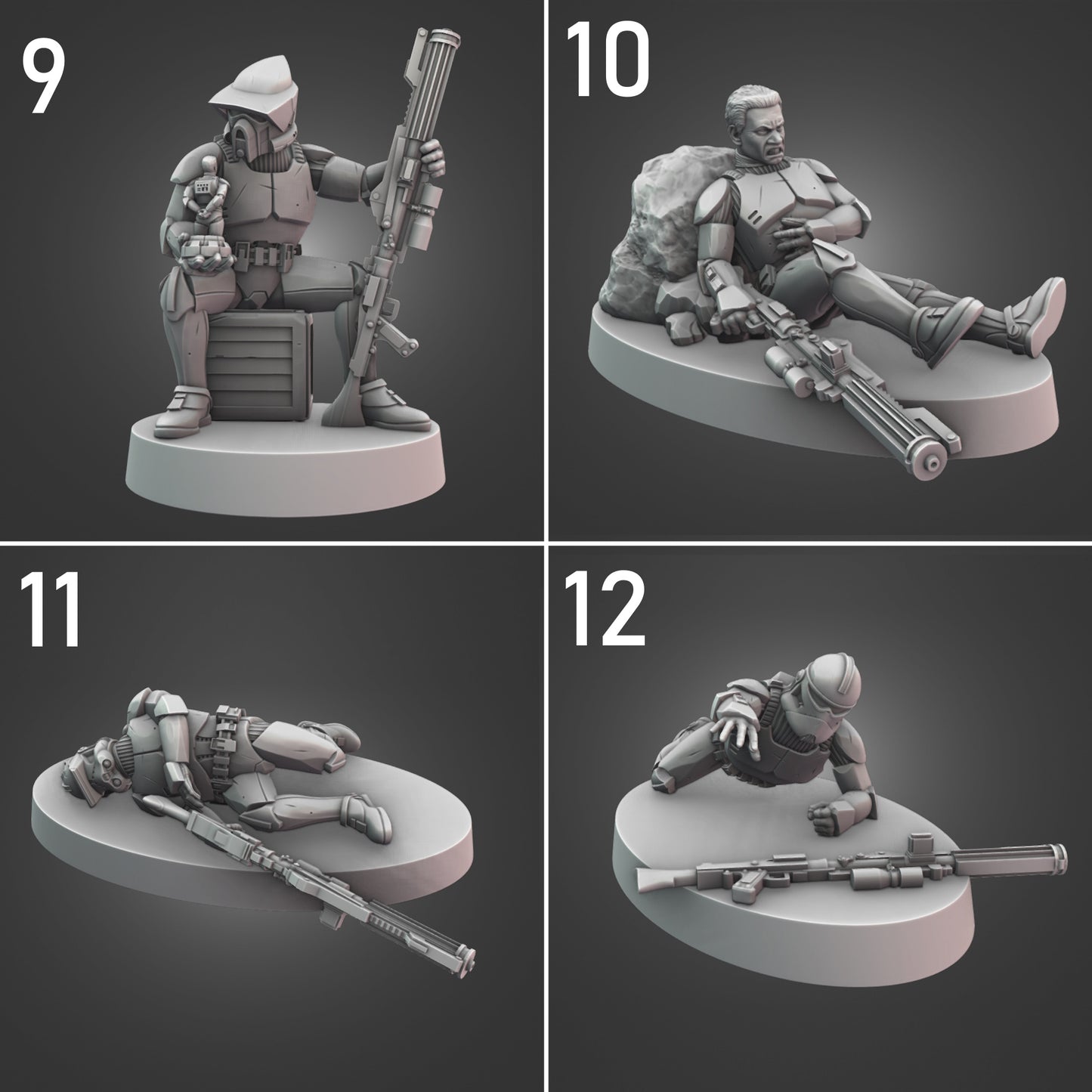 Assault Clone Troopers for Star Wars Legion - 20 Poses Available