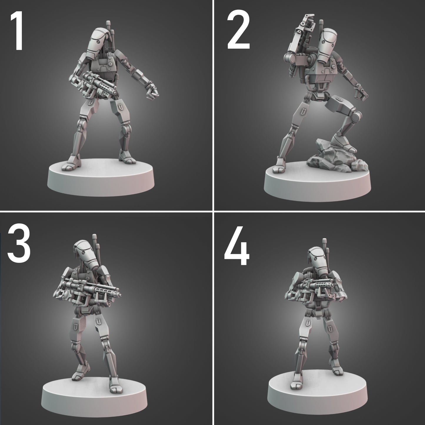 Assault Class Droids for Star Wars Legion - 21 Poses Available