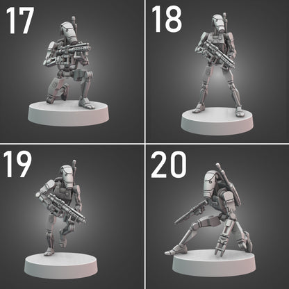 Assault Class Droids for Star Wars Legion - 21 Poses Available