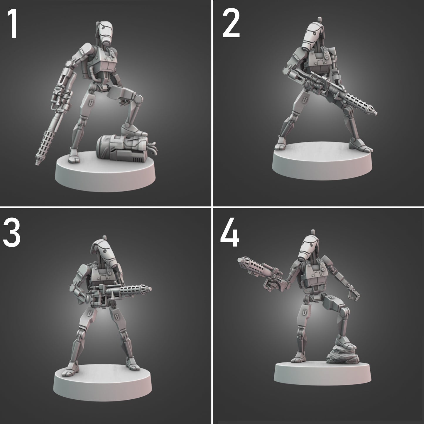 Heavy Class Droids for Star Wars Legion - 21 Poses Available