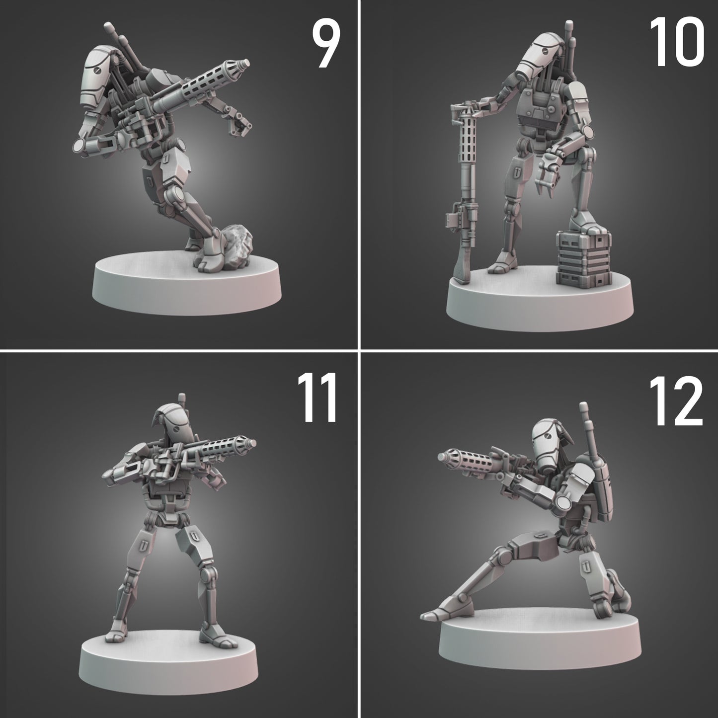 Heavy Class Droids for Star Wars Legion - 21 Poses Available