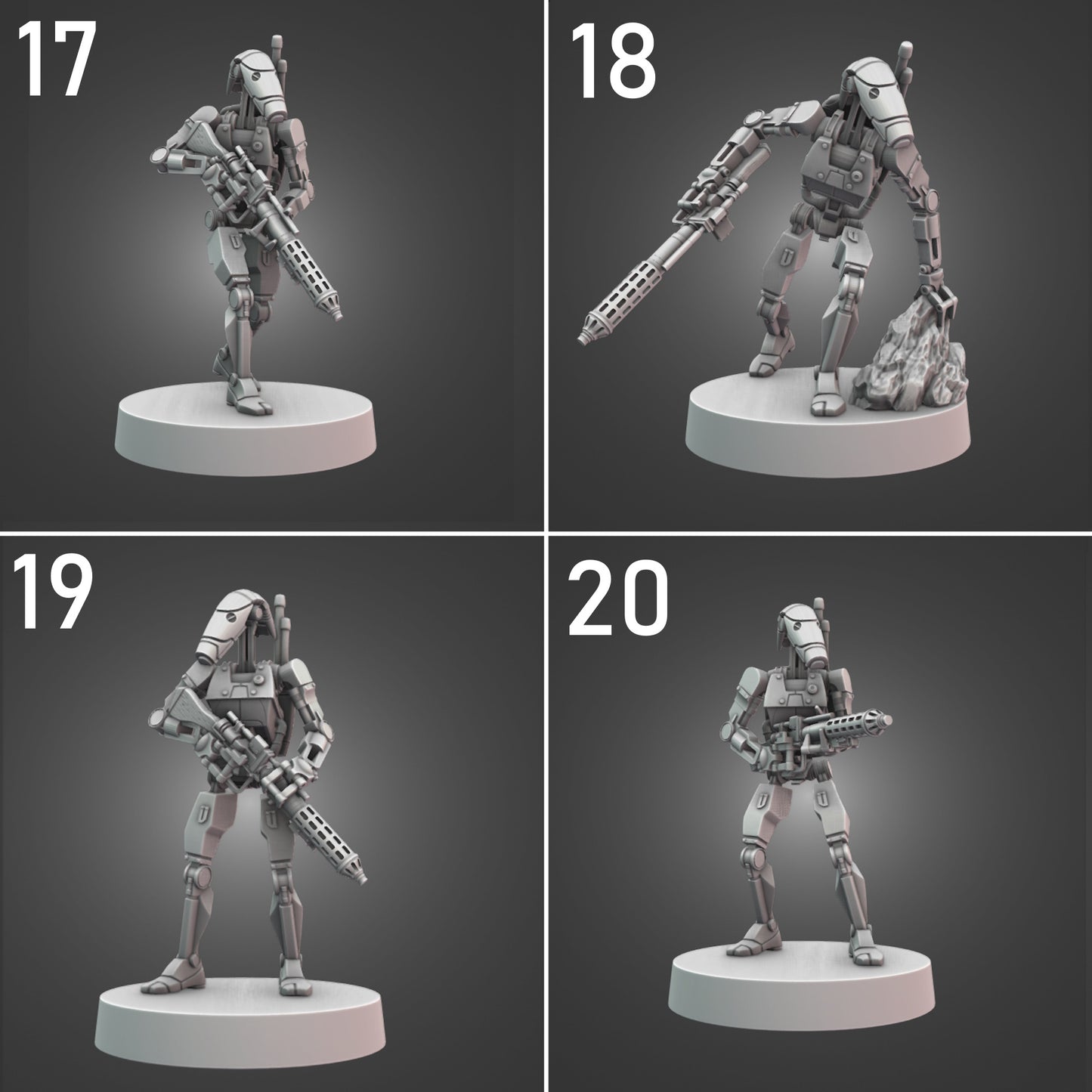 Heavy Class Droids for Star Wars Legion - 21 Poses Available