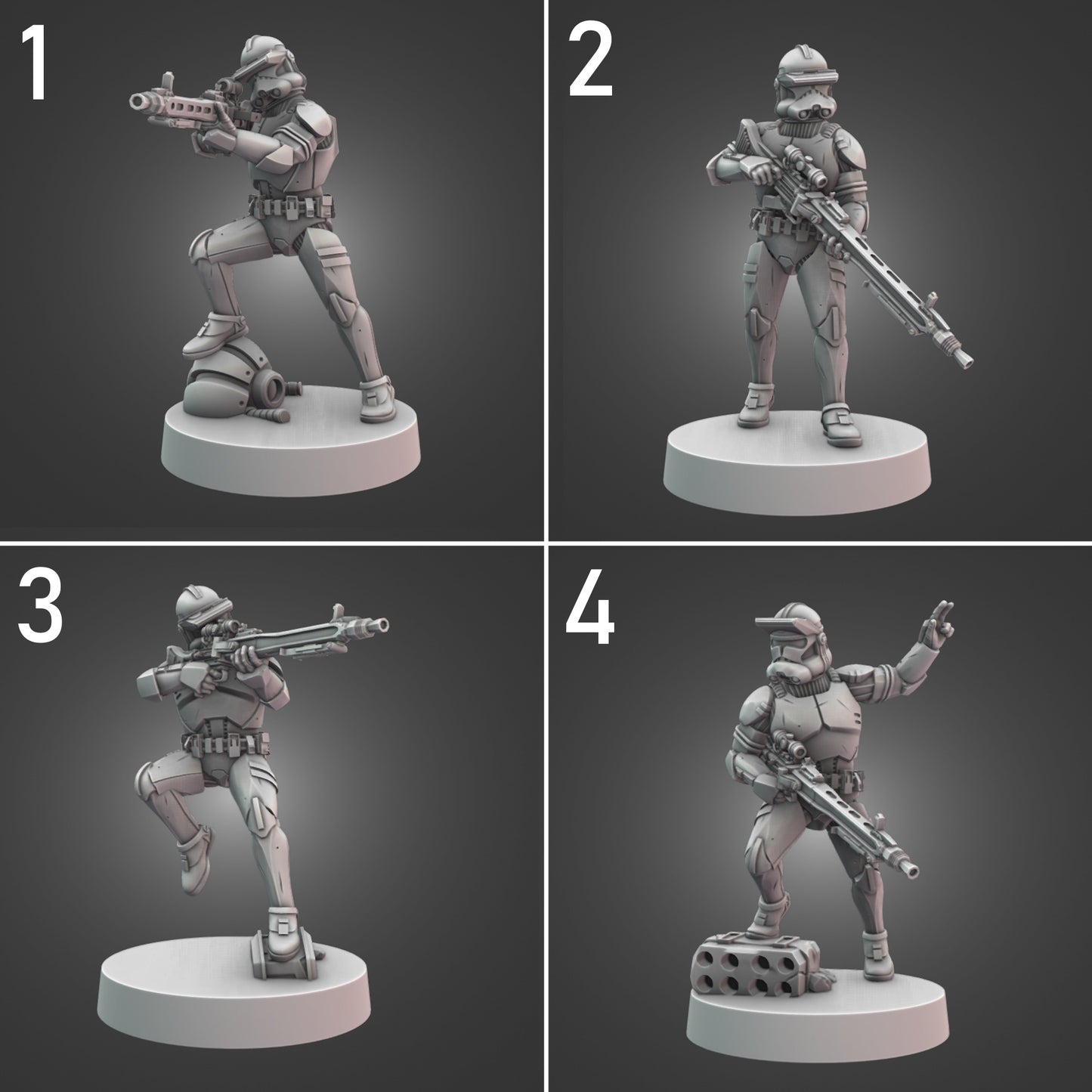 Specialist Clone Troopers for Star Wars Legion - 20 Poses Available