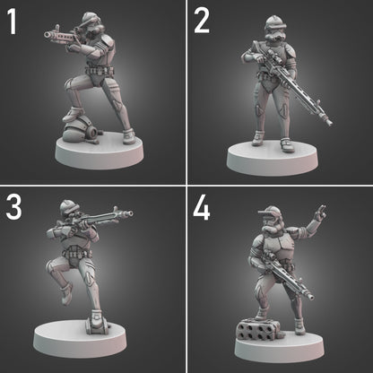 Specialist Clone Troopers for Star Wars Legion - 20 Poses Available