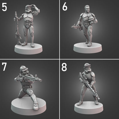 Specialist Clone Troopers for Star Wars Legion - 20 Poses Available
