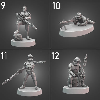 Specialist Clone Troopers for Star Wars Legion - 20 Poses Available