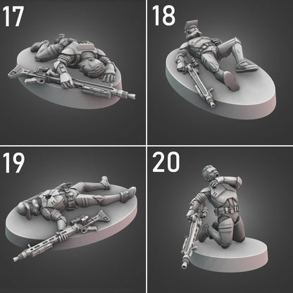 Specialist Clone Troopers for Star Wars Legion - 20 Poses Available