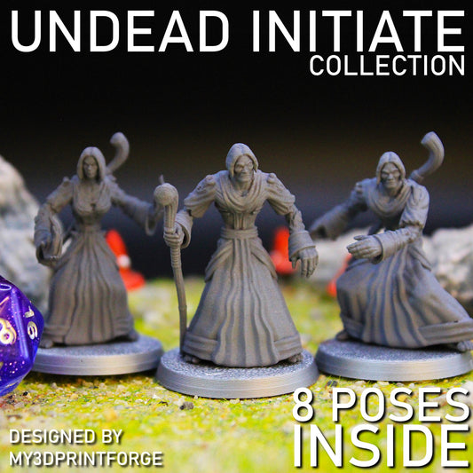 Undead Initiates Miniatures