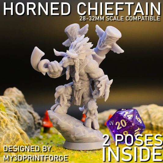 Horned Chieftain Miniature