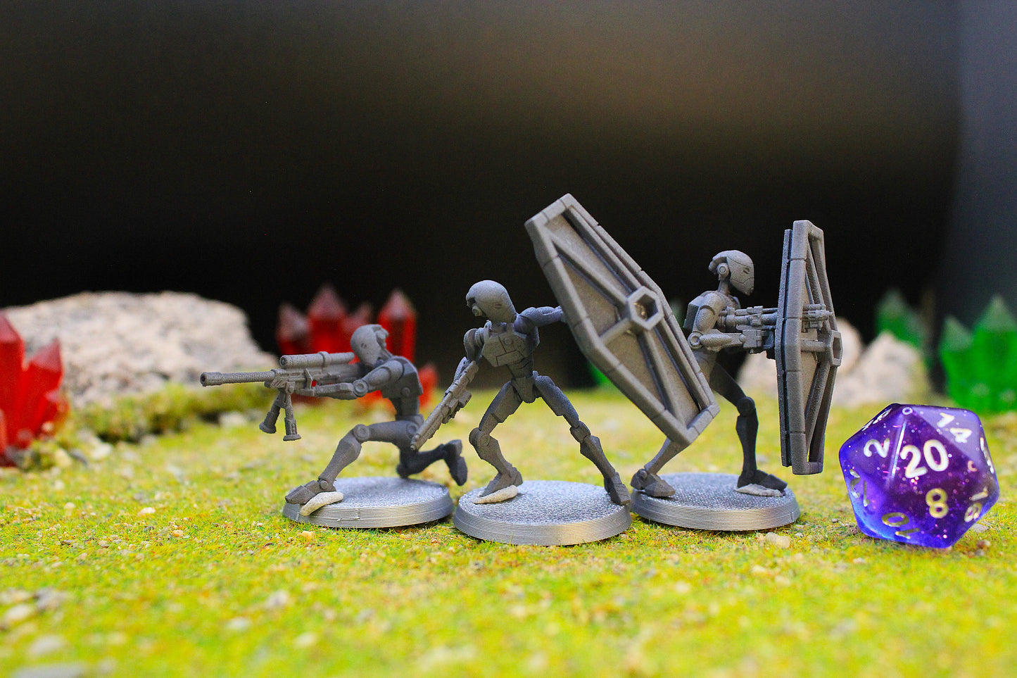 BX Shield Droids - 10 Poses