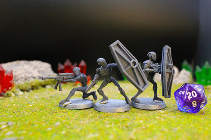 BX Shield Droids - 10 Poses