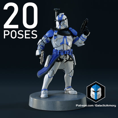 Officer Clone Troopers - 20 Poses