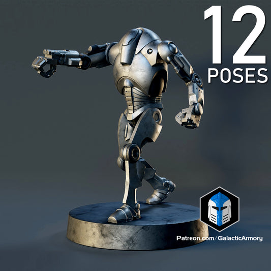 B-2 Droids - 12 Poses