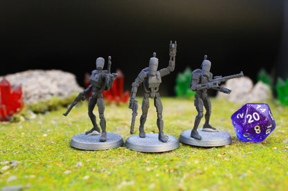 Officer Class Droids - 21 Poses