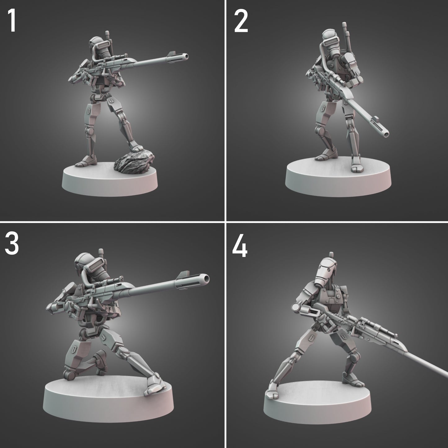 Specialist Sniper Droids for Star Wars Legion - 20 Poses Available