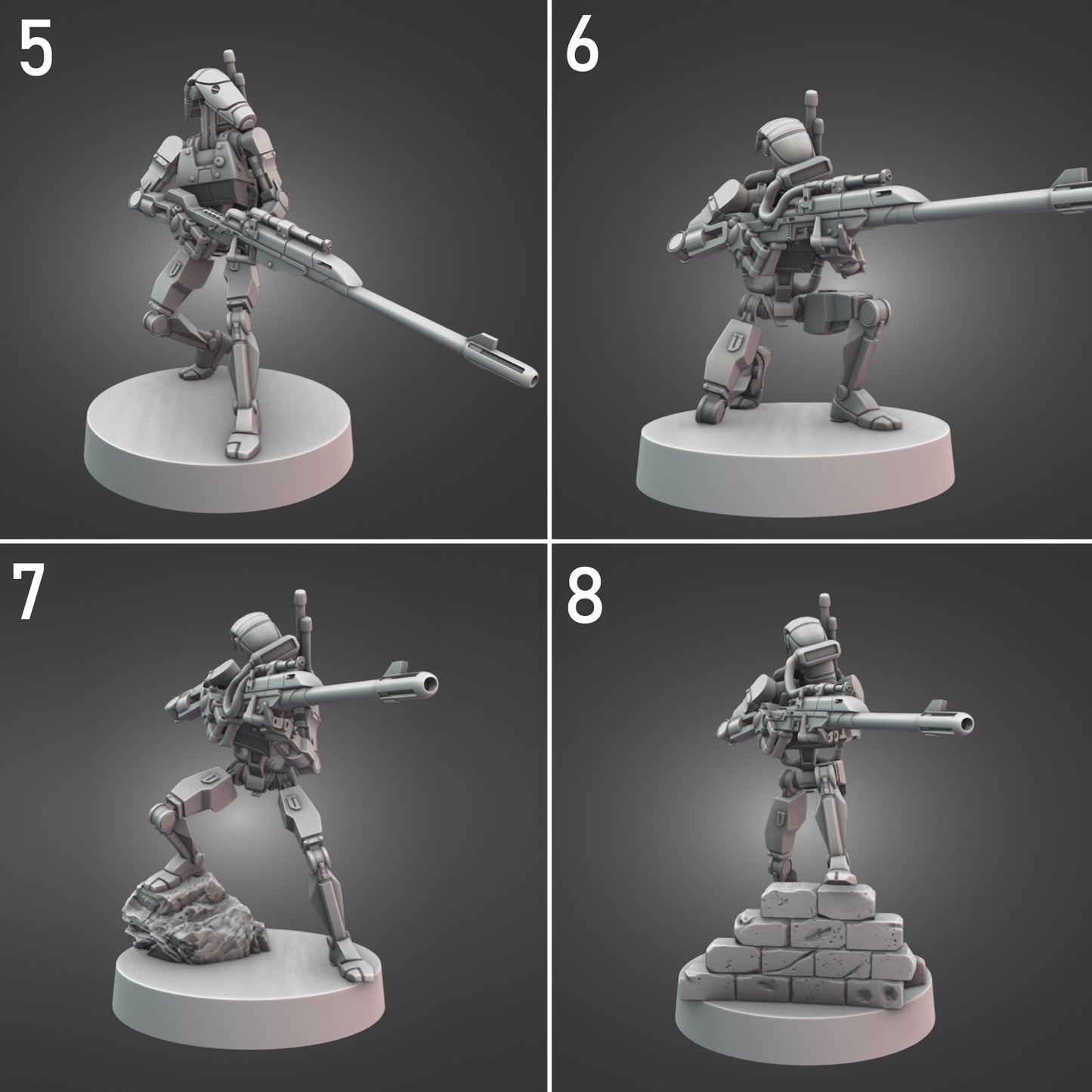 Specialist Sniper Droids for Star Wars Legion - 20 Poses Available