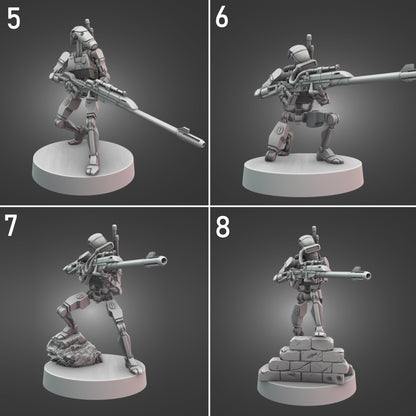 Specialist Sniper Droids for Star Wars Legion - 20 Poses Available