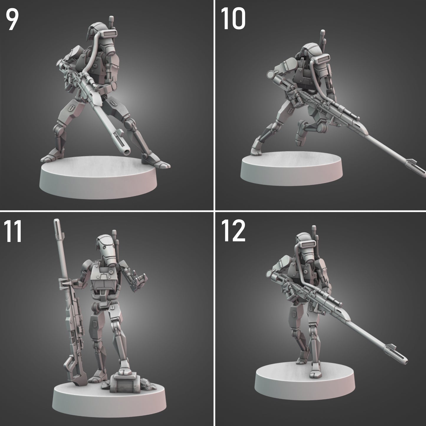 Specialist Sniper Droids for Star Wars Legion - 20 Poses Available