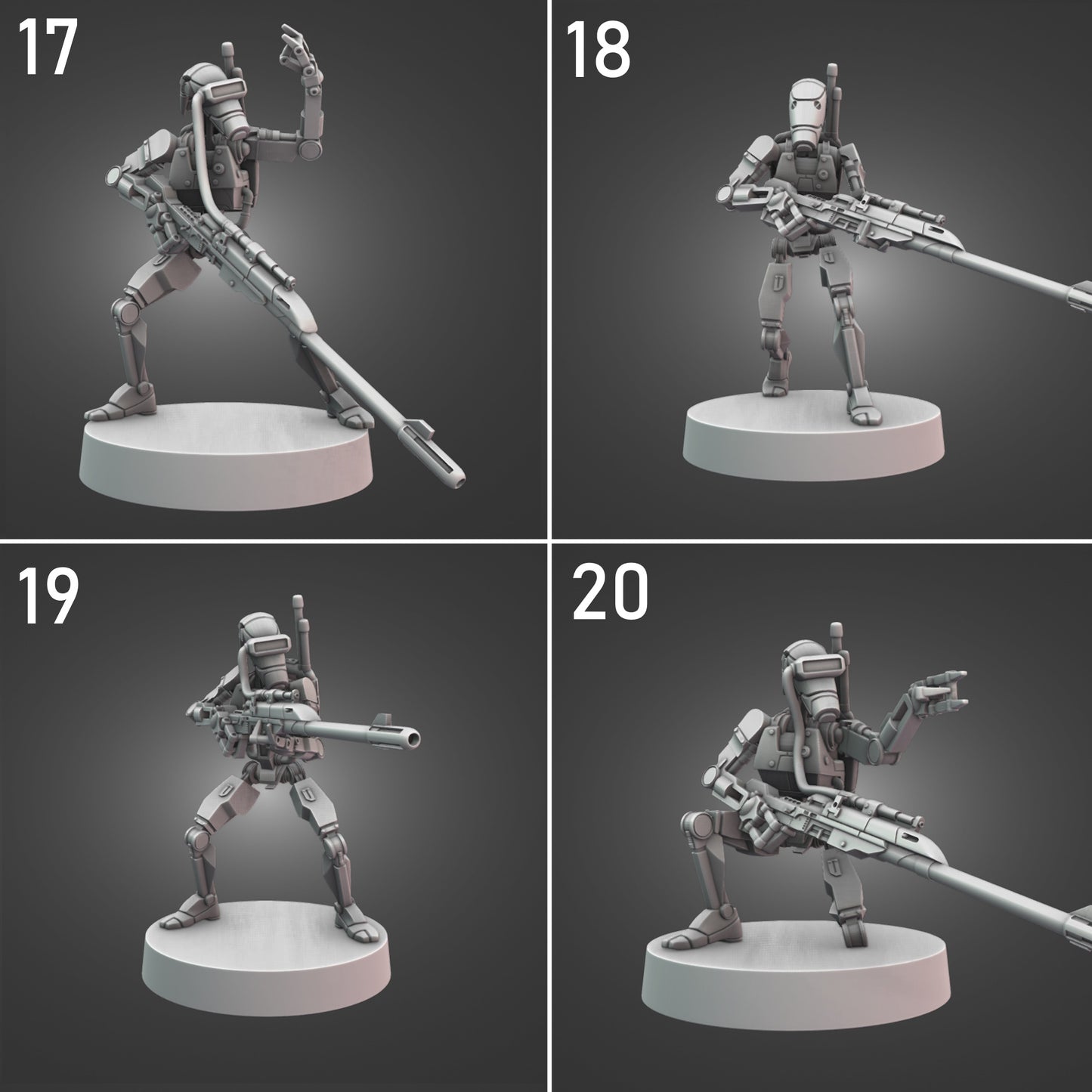 Specialist Sniper Droids for Star Wars Legion - 20 Poses Available