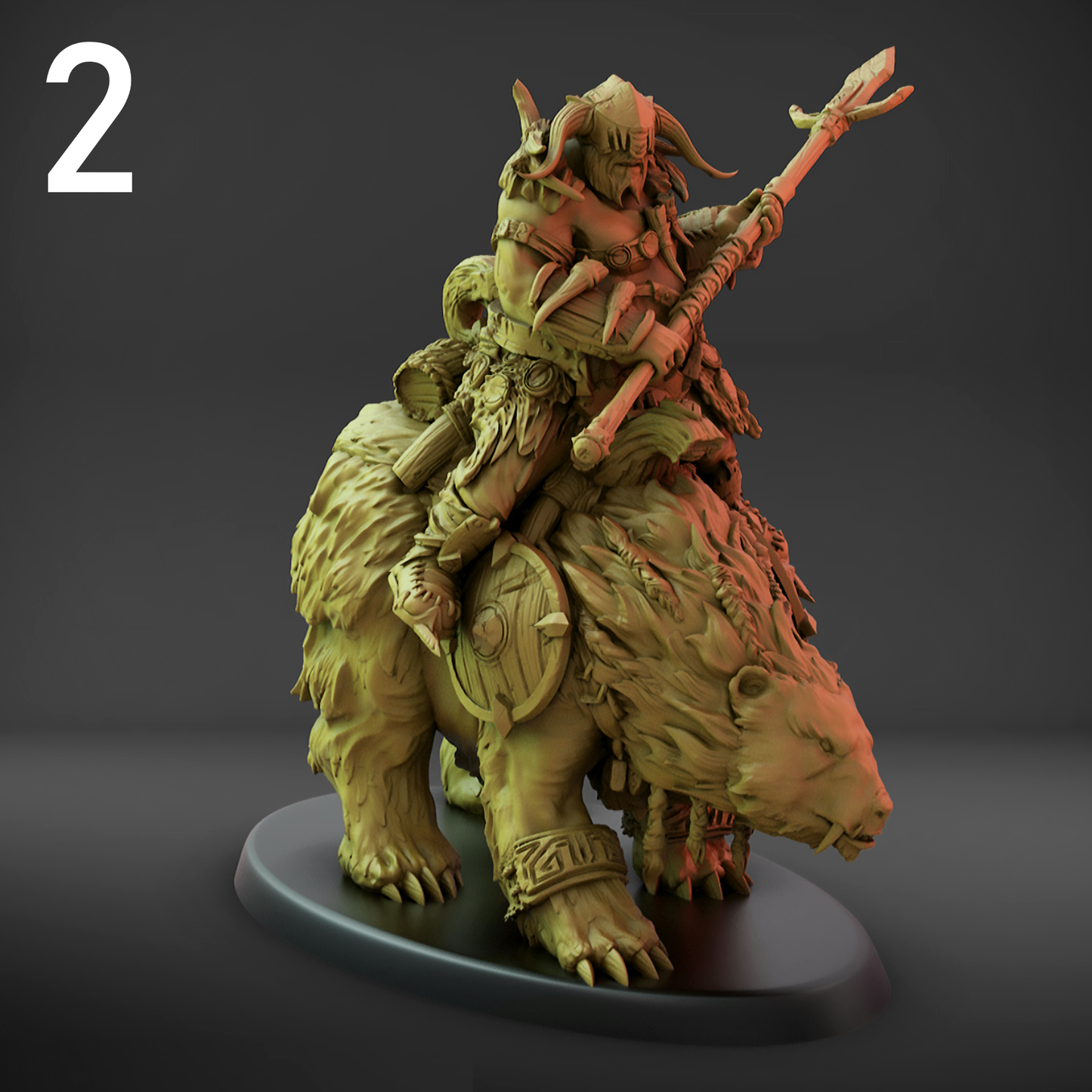 Bjorn Rider Lance Set (90mm Oval Base)