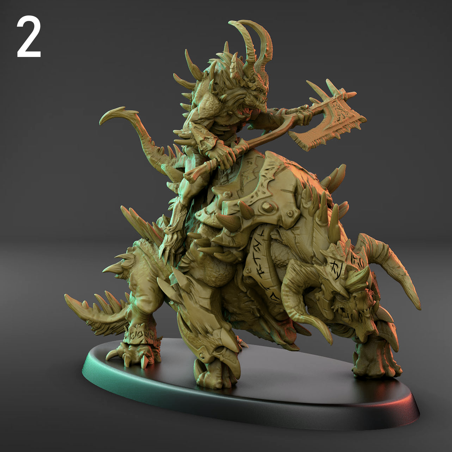 Gore Rider Set A  (90mm Oval Base)
