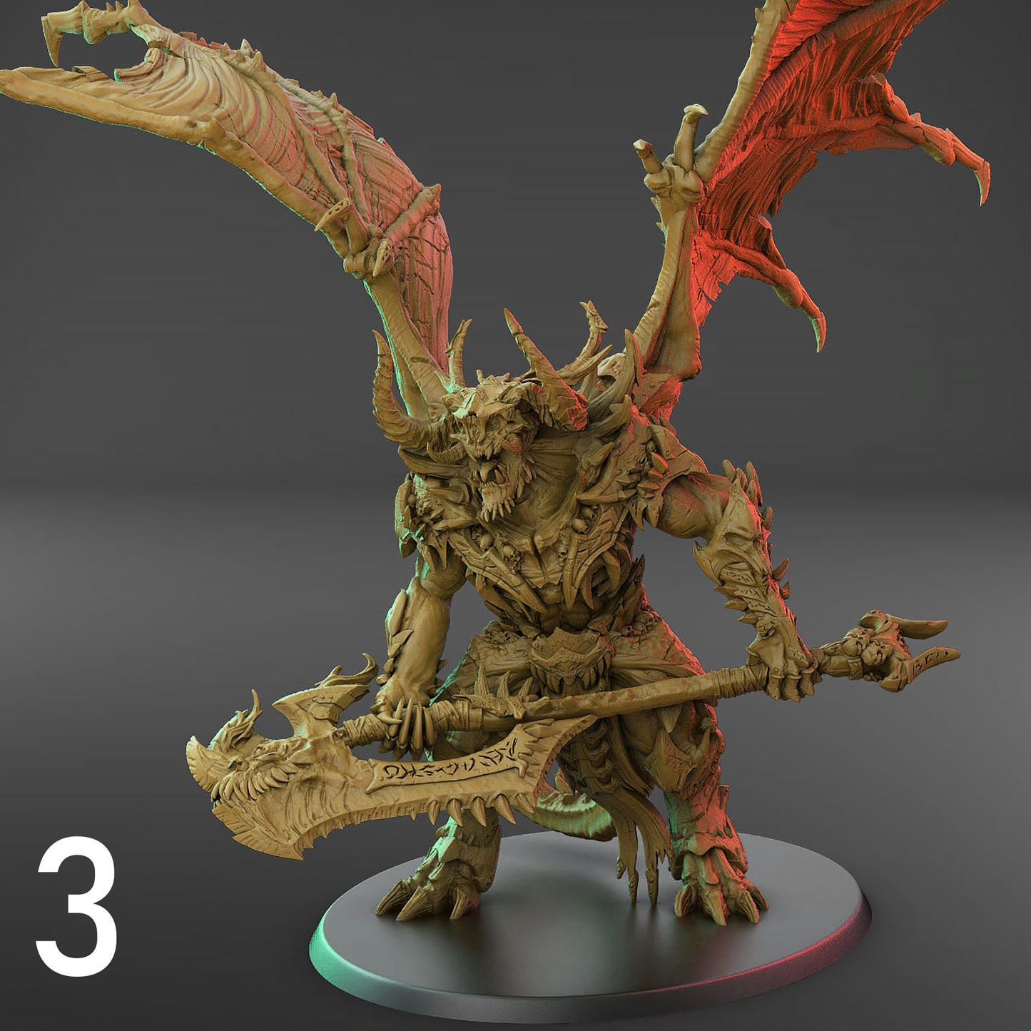Arch Destroyers 120mm Oval Base - Dark Legion