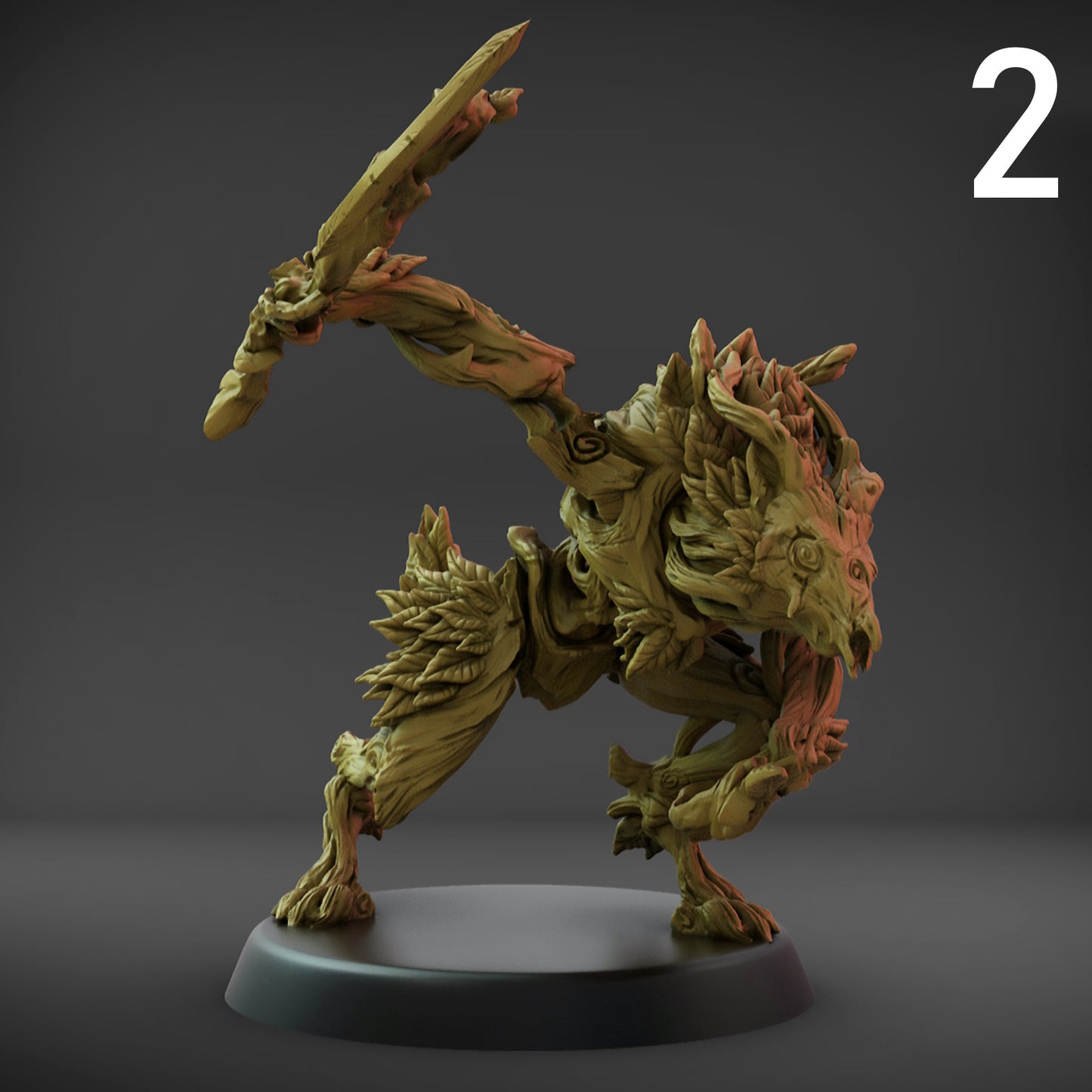 Ferocious Axe Claw Set B (32mm Base)