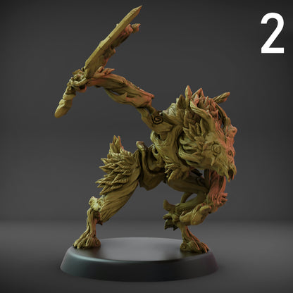 Ferocious Axe Claw Set B (32mm Base)