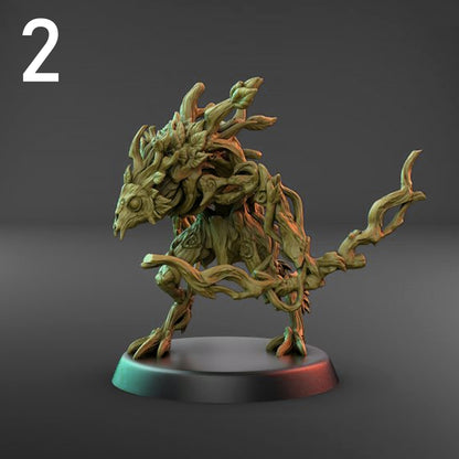 Vine Spirit Bow Set (32mm Base)
