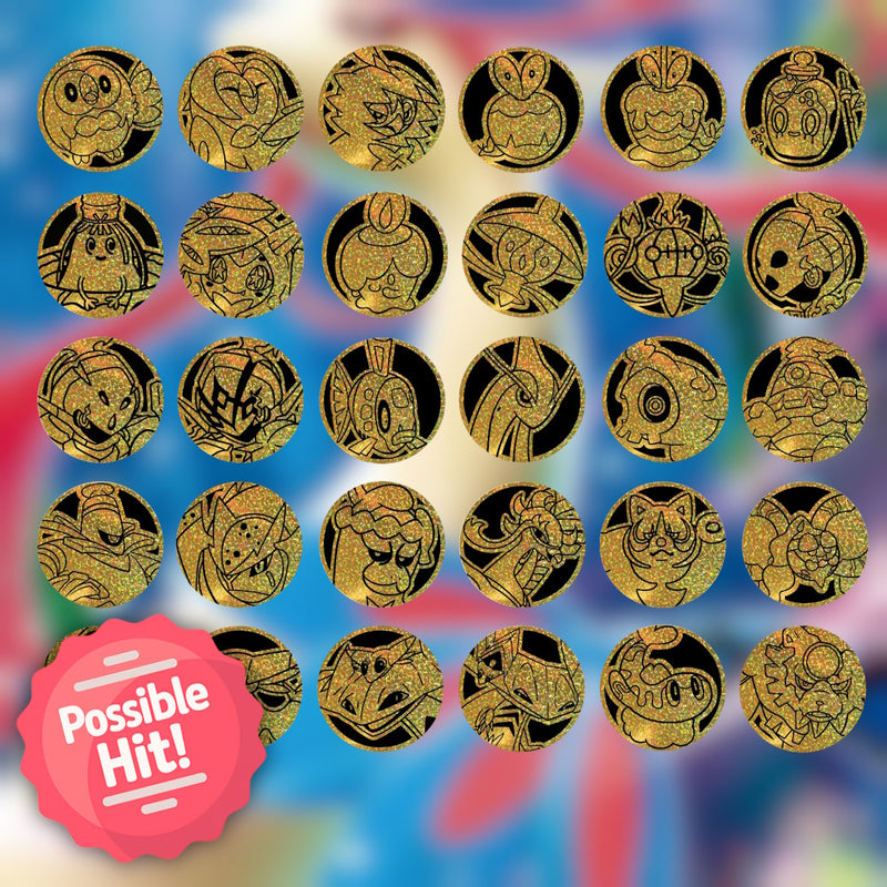 Pokemon Brilliant Illusions Coin Set (CSV8C) 🇨🇳 S-Chinese Blind Bag
