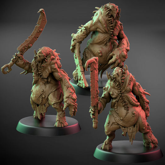 Maggot Fiends Set C (32mm Base)