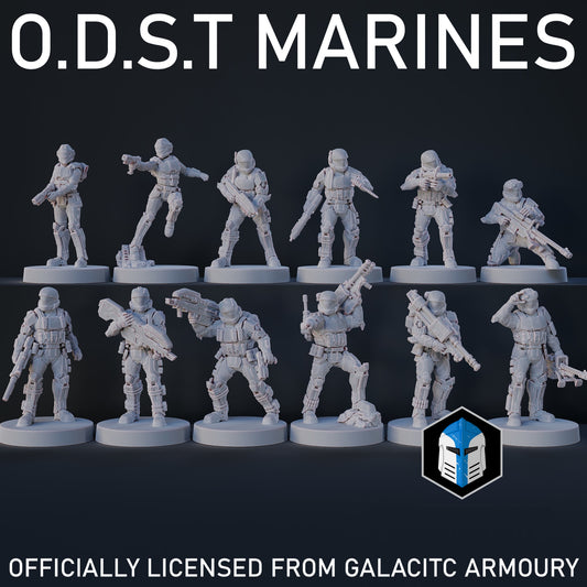 Orbital Drop Shock Troopers for Halo Flashpoint - 12 Poses Available