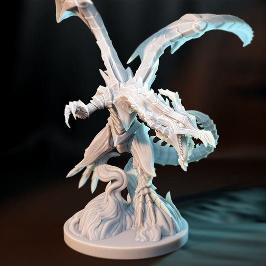 Red Eyes Black Dragon Kaiju - 50mm Base