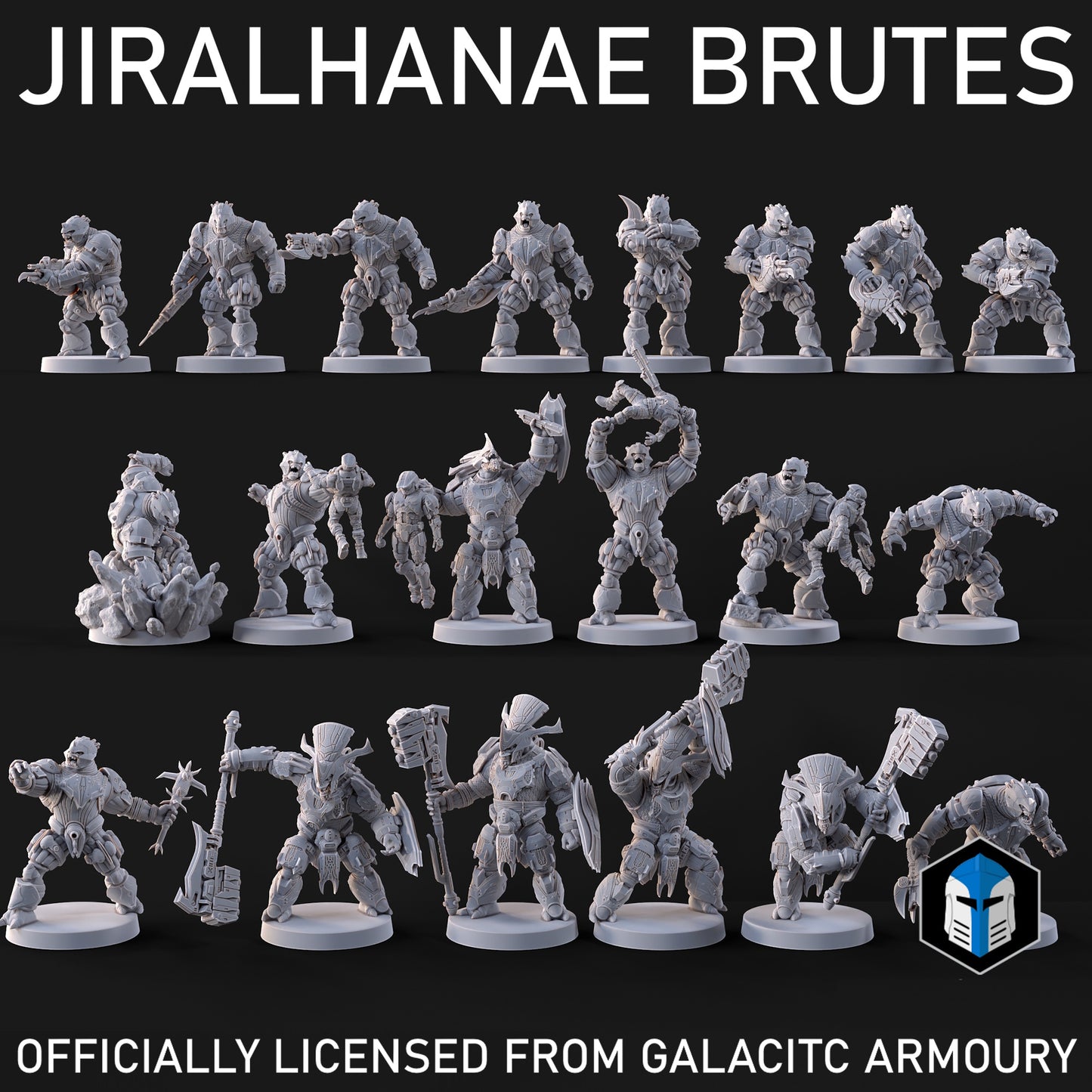 Jiralhanae Brutes for Halo Flashpoint - 20 Poses Available