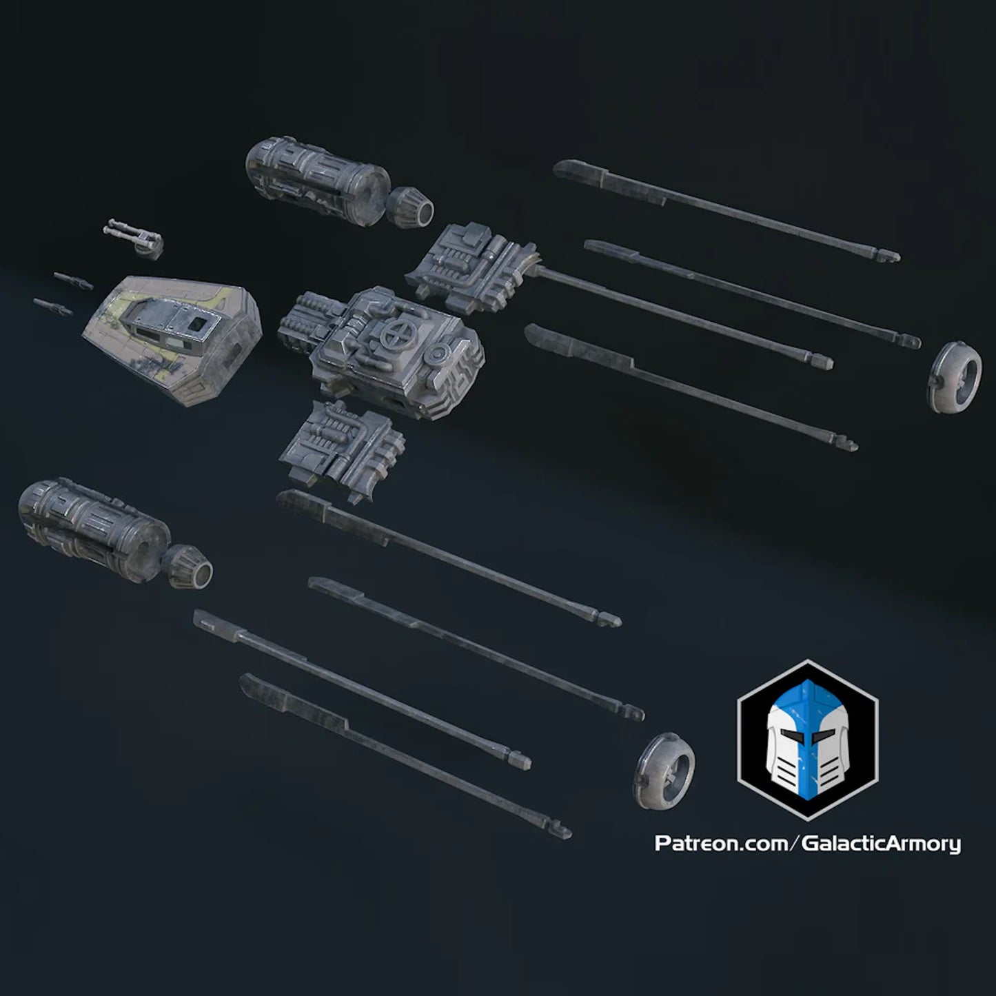 Y-Wing Ship for Star Wars Legion