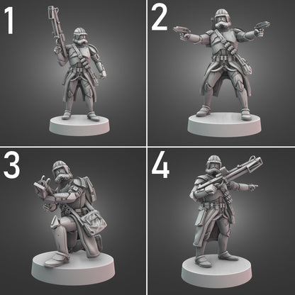 Heavy Clone Troopers for Star Wars Legion - 20 Poses Available