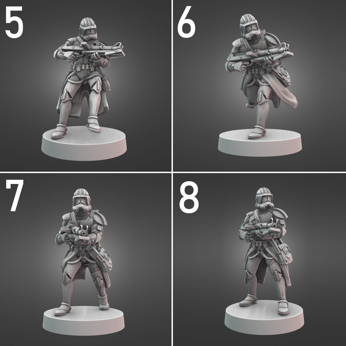 Heavy Clone Troopers for Star Wars Legion - 20 Poses Available