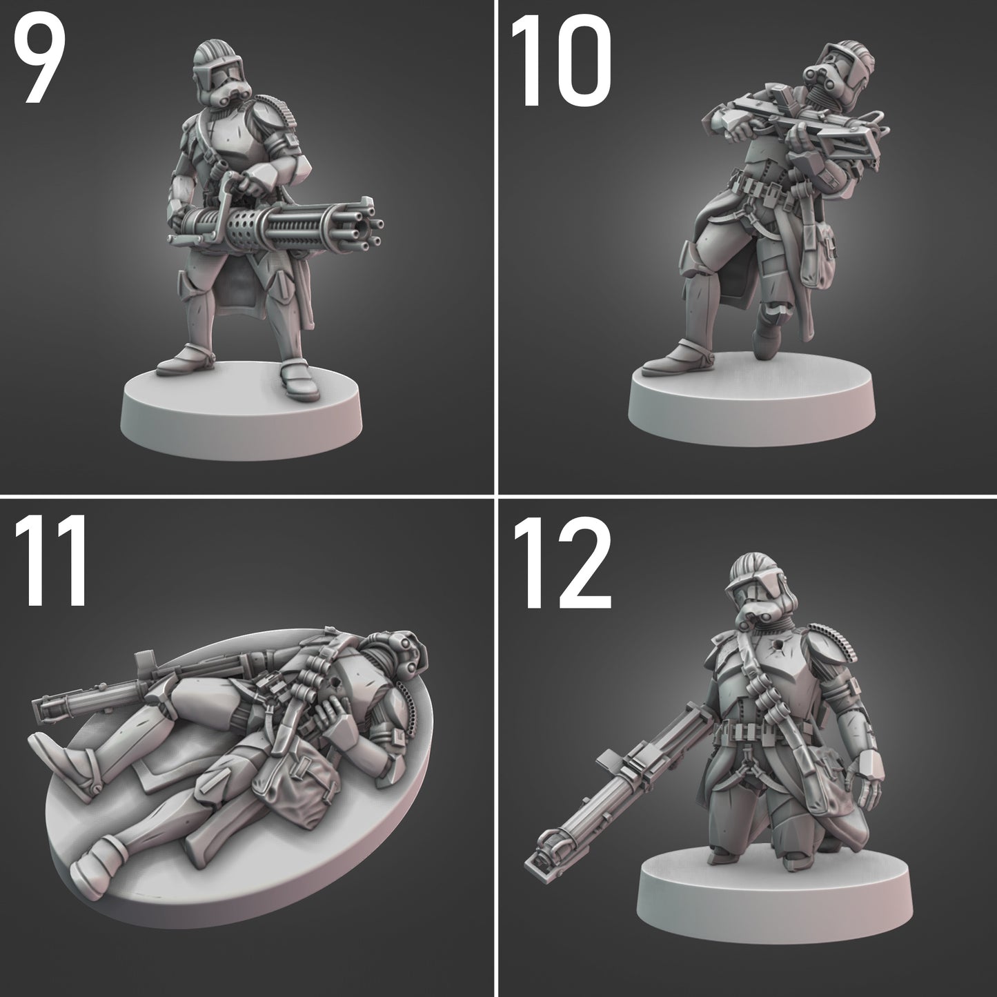 Heavy Clone Troopers for Star Wars Legion - 20 Poses Available