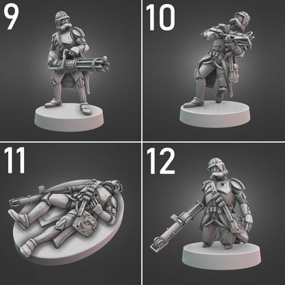 Heavy Clone Troopers for Star Wars Legion - 20 Poses Available