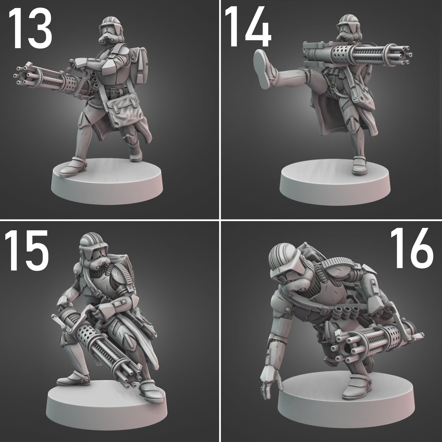 Heavy Clone Troopers for Star Wars Legion - 20 Poses Available