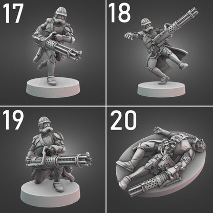 Heavy Clone Troopers for Star Wars Legion - 20 Poses Available