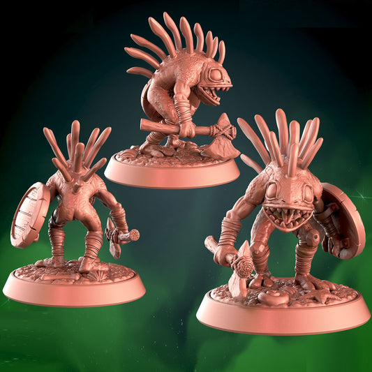 Murloc Axe Attack 25mm Base
