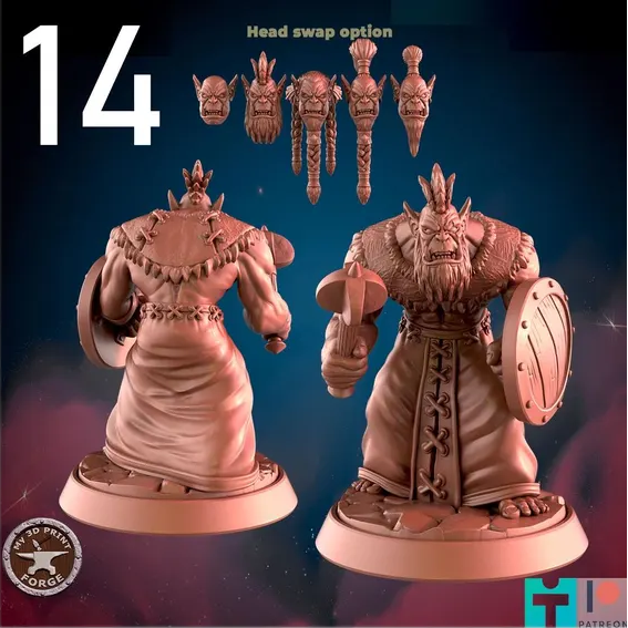 Orc Part 3 Collection – 37 Poses Available