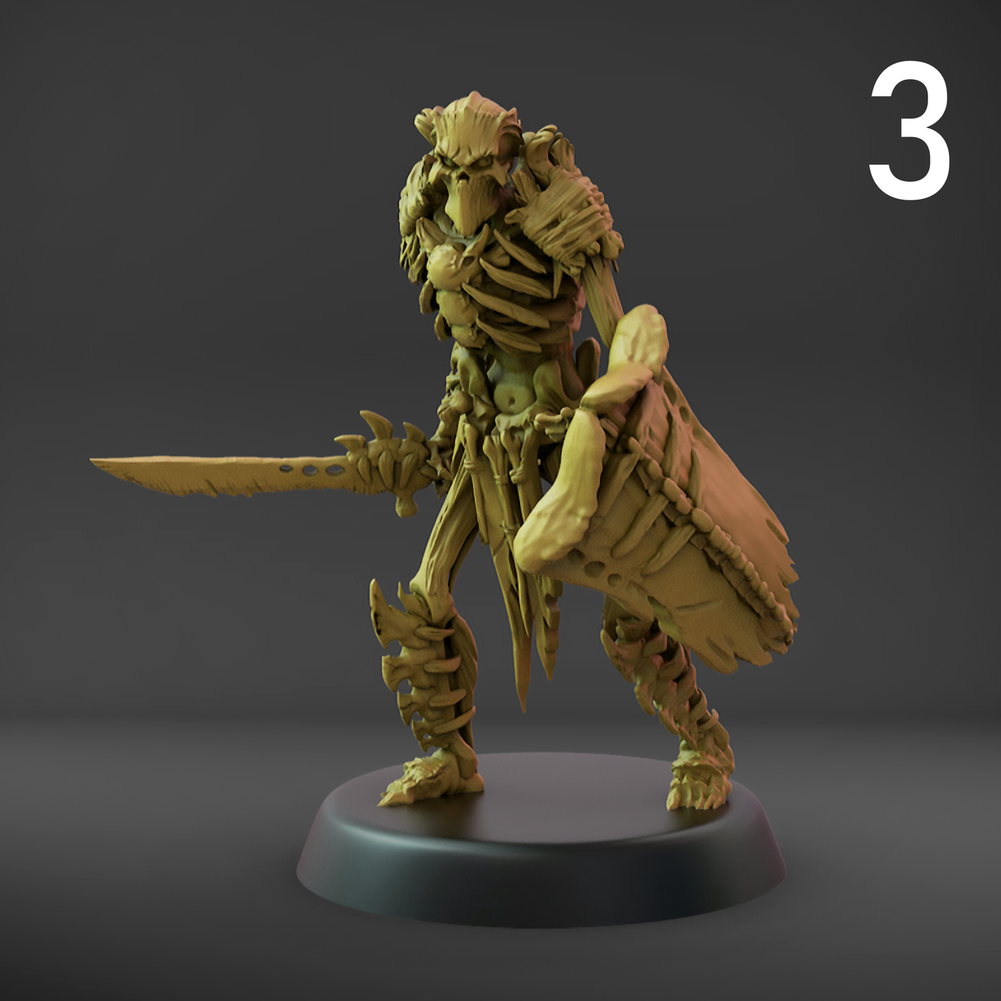 Boneguard Shield Set A (25mm Base)