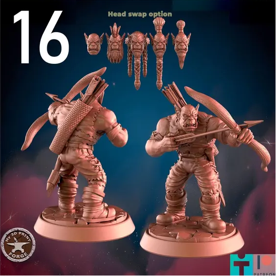 Orc Part 3 Collection – 37 Poses Available