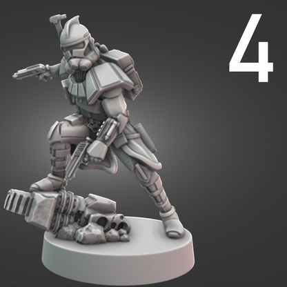 ARC Troopers for Star Wars Legion - 10 Poses Available