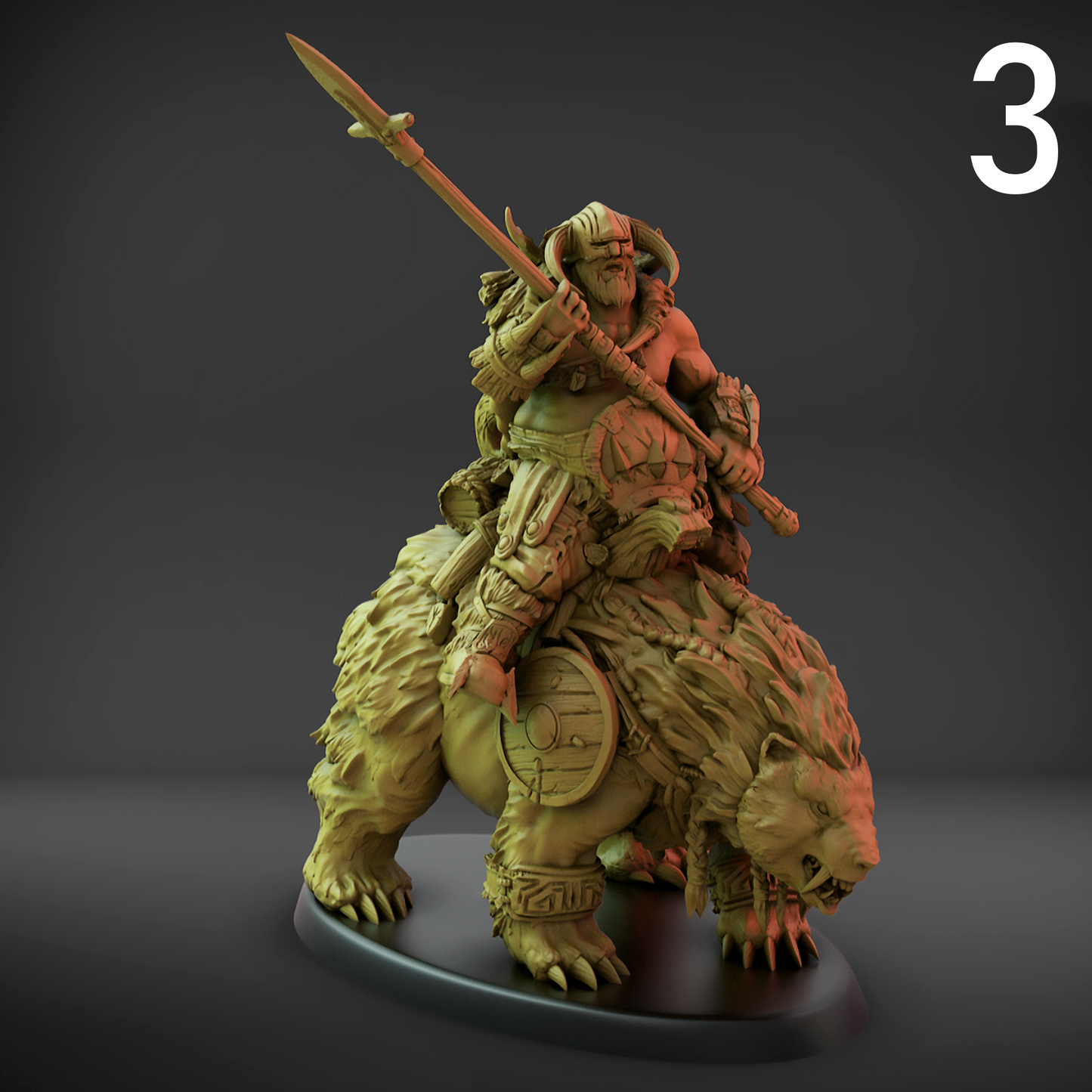 Bjorn Rider Lance Set (90mm Oval Base)