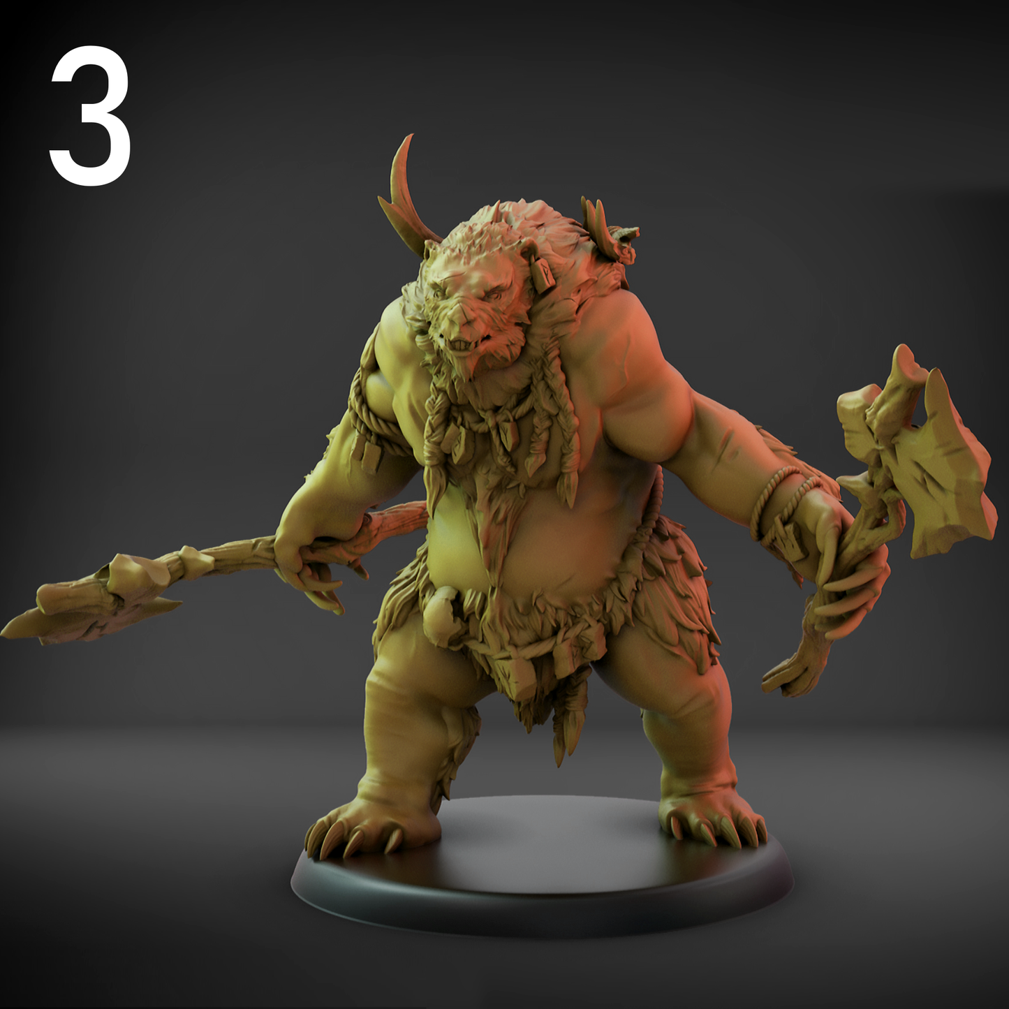 Bearzerker Set B (50mm Base)