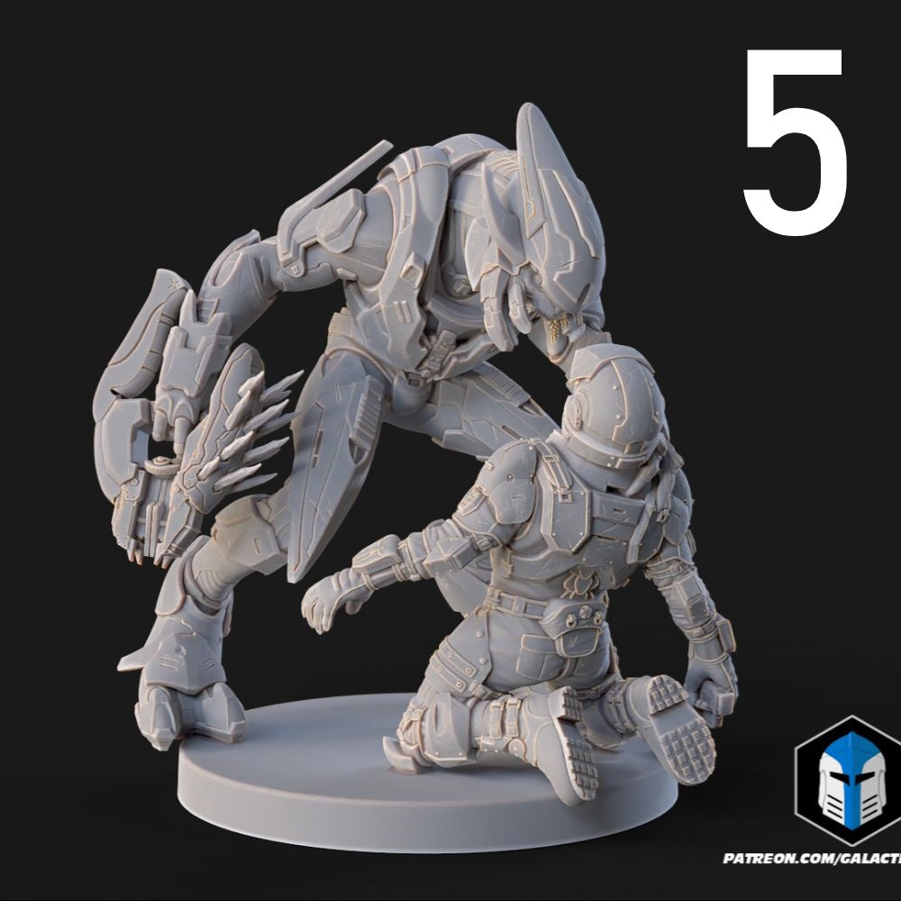 Sangheili Elite Warriors for Halo Flashpoint - 16 Poses Available